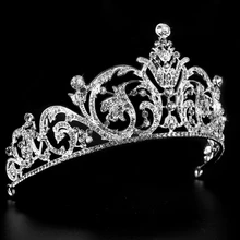 Хрустальная корона для невесты принцесса Йорк тиара королева диадема для дня рождения выпускного вечера