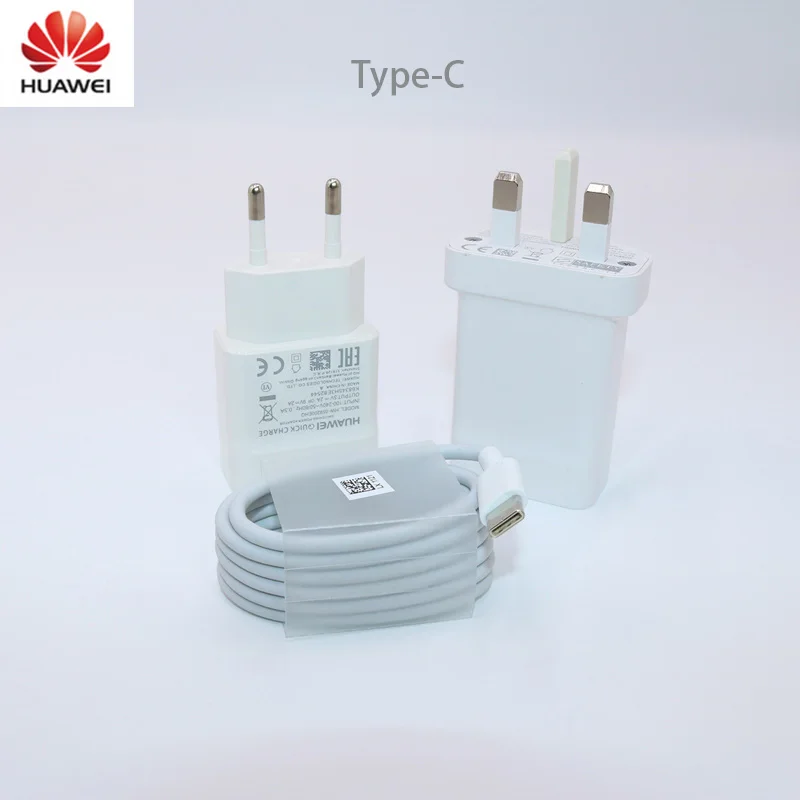 Зарядное устройство Huawei 9V2A EU/UK QC 2 0 быстрая зарядка адаптер USB Type c для nova3 3i 4 honor 9 8x