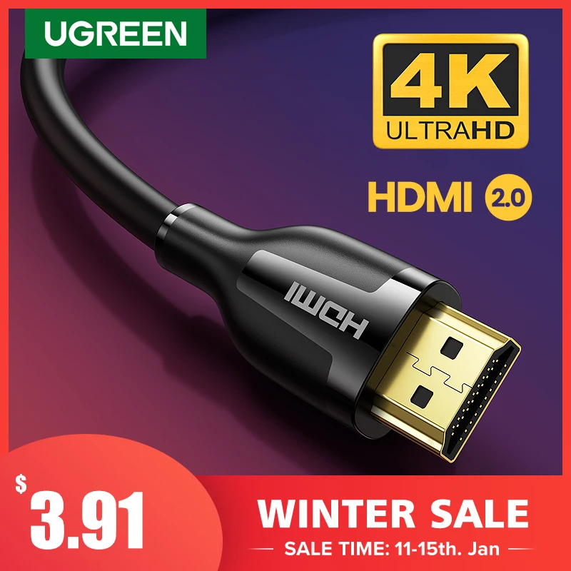Кабель UGREEN HDMI 4K 2 0 кабель для Apple TV PS4 разветвитель переключатель в 60 Гц видео и