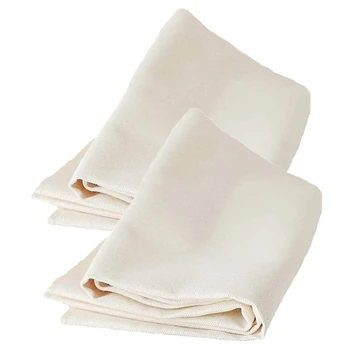 

Natural Bread Fermentation Cloth, Thick Baking Cloth Mat Fermented Cotton Cloth Proofing Baker Bread Baguette,2Packs