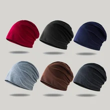 Весенняя зимняя вязаная шапочка для мужчин и женщин, повседневные одноцветные шапочки хип-хоп Skullies Bonnet Snap sluch Шапочка-тюрбан, шапка для мужчин