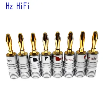 

8PCS Nakamichi Speaker Banana plug connectors 4MM