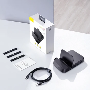 

7 in 1 Phone Stand Dex Station USB C to HDMI Dock Power Adapter USB C HUB Type C Docking Station For Samsung Huawei