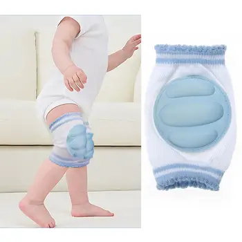 

Breathable Infants Sponge Kneepads Mesh Cotton Interlayer Air Cotton Comfortable Baby Crawling Knee Falling Pad Kids Protector