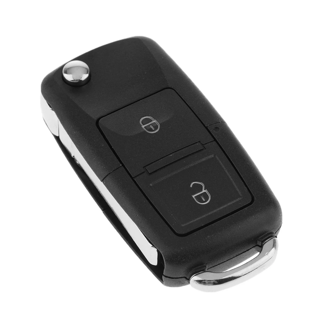 2 Buttons Car Flip Remote Key ID48 Chip For VW Bora Golf MK4 Part Number:1J0959753CT