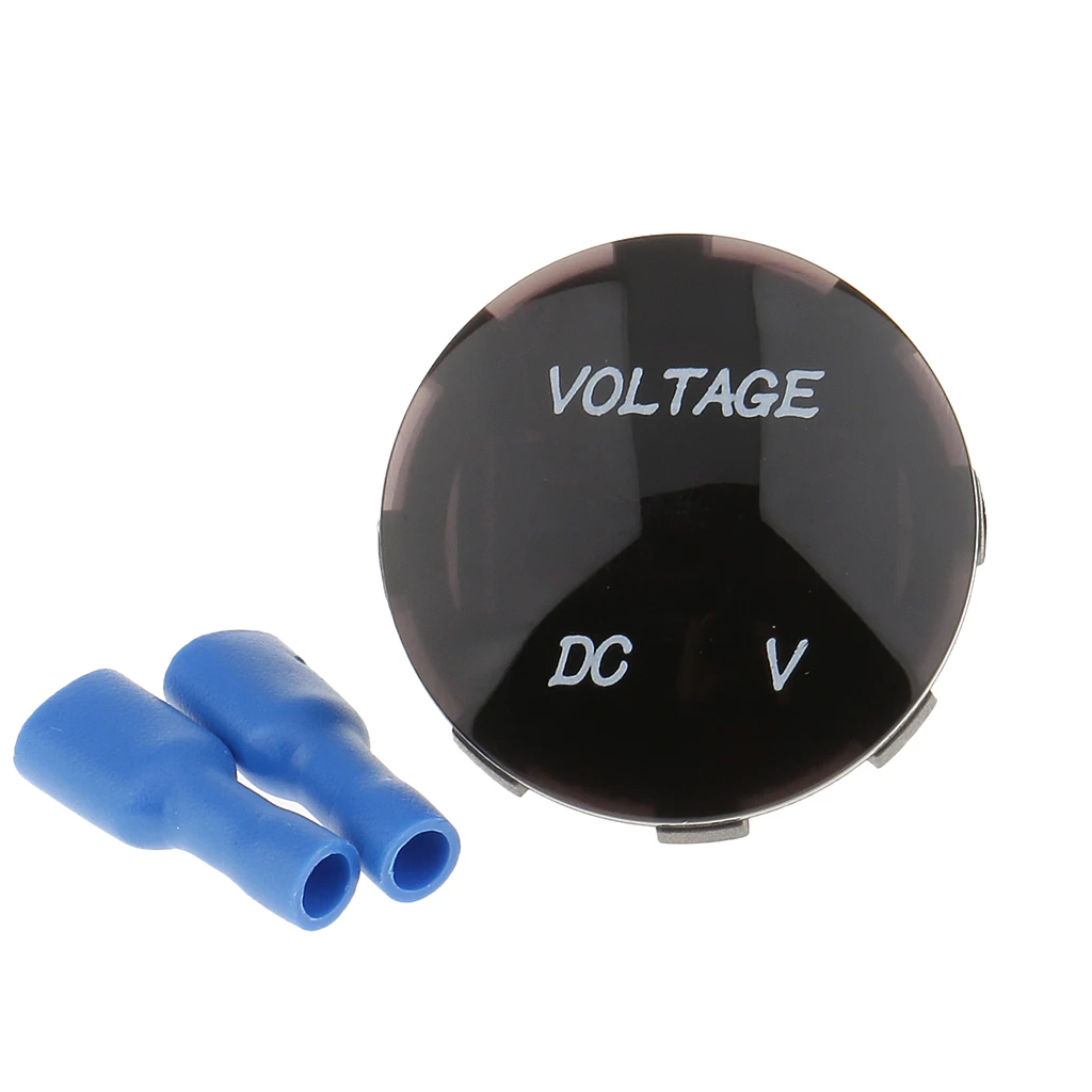 12 V-24 V Автомобиль Мотоцикл лодка синий светодиодный DC Цифровой Дисплей вольтметр 6 V-30 V