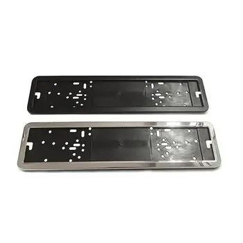 

Onever Stainless Steel Car License Plate Frame Number Plate Holder European Spain 8K Premium With 8 Security Pins