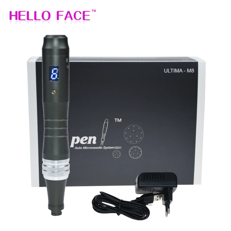 Dr Pen Ultima M8 W MTS Derma ручка Microneedle Беспроводная модель цифровой дисплей Эксклюзивный