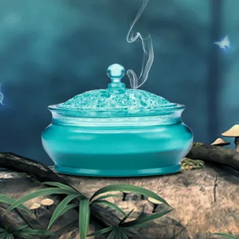 

Chinese Luxury Incense Burner Buddha Charcoal Vaporizer Smoke Fountain Vaper Smoke Incense Burner Encensoir Home Decor DB60XX