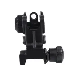 M4 m16 cqbr tático destacável compacto de backup viseiras a2 cqb ferro vista traseira mk18 ar15 airsoft rifle arma caça acessórios
