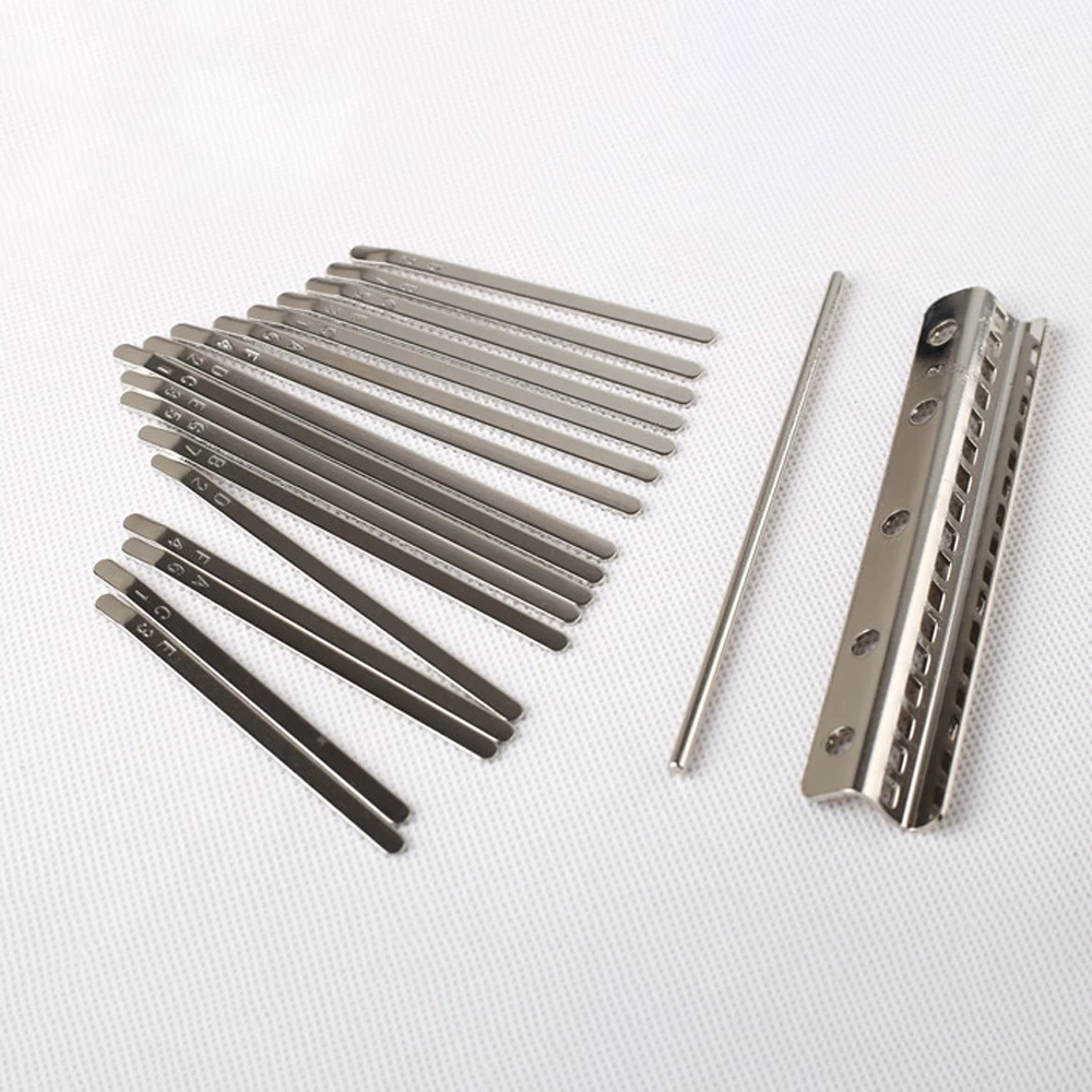 17 клавиш Kalimba DIY набор стальных надпись замена клавиатуры| |