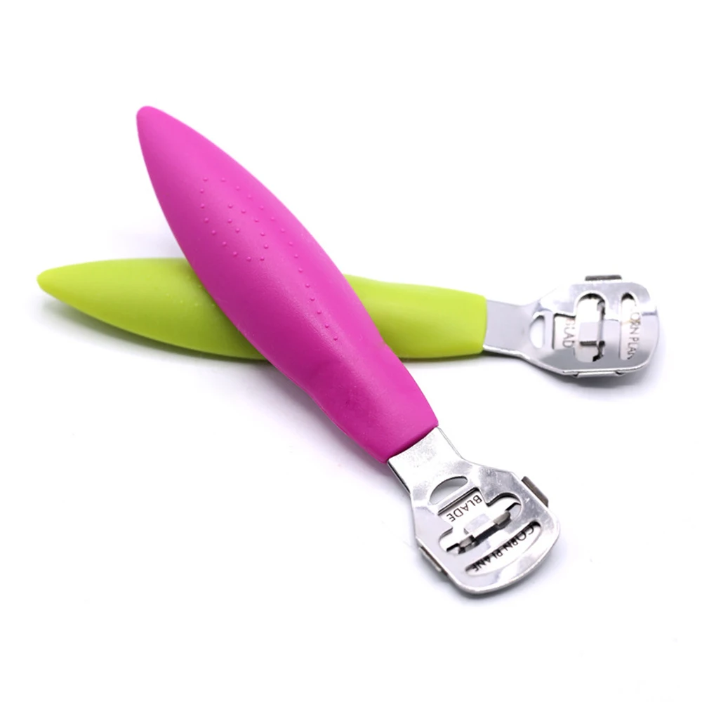 1pc Stainless Steel Pedicure Tools Dead Skin Remover with 10pcs Foot Pedicure Blades Foot Care Tool Callus Remover
