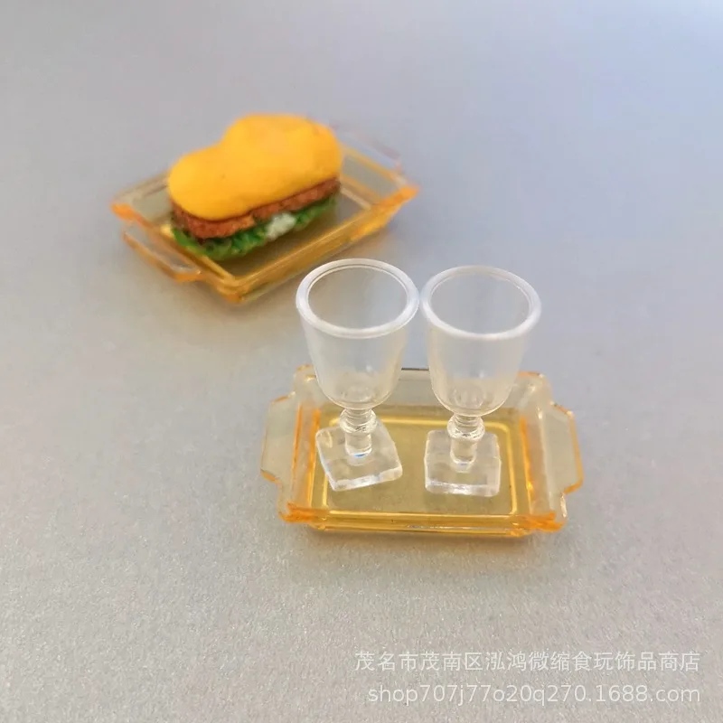 

Miniature Candy Toy Scene Model Shoot Nie Set Doll House Accessories Mini Model Square Bottom Tass