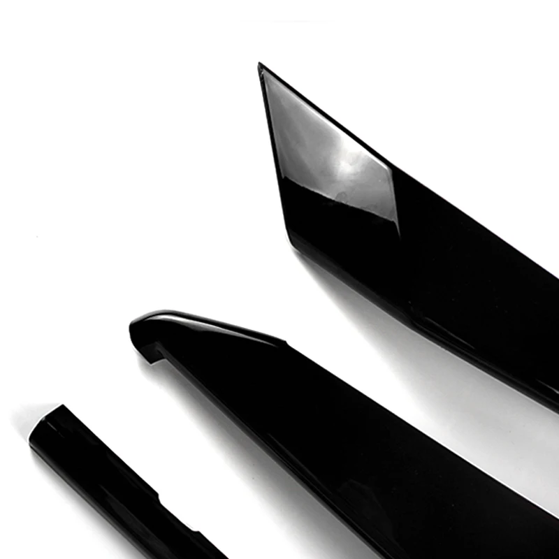 3Pcs/Set U Shape Front Grill Frame Cover Trim ABS Plastic Fit for Nissan Sentra