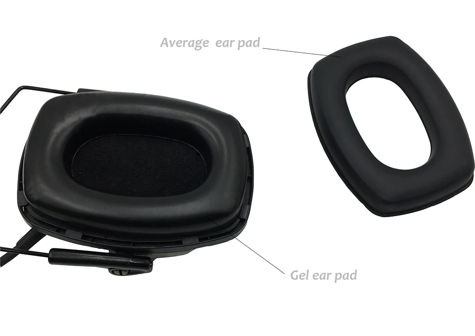 Almofadas de orelha de gel zohan para