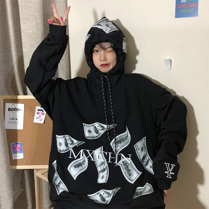 Кофта money. Кофта с деньгами.
