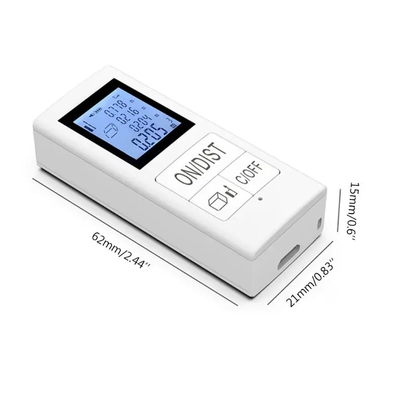Rechargeable Handheld Mini Laser Rangefinder Distance Meter 30M Laser Range Finder for Home Use High Accuracy 0.3mm Rechargeable Handheld Mini Laser Rangefinder Distance Meter 30M Laser Range Finder for Home Use High Accuracy 0.3mm