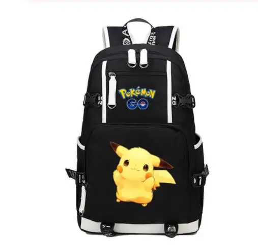 Игра Pokemon GO Pocket Monste pikachu рюкзак Charizard холст с принтом для мужчин и женщин школьная сумка дорожная сумка рюкзак