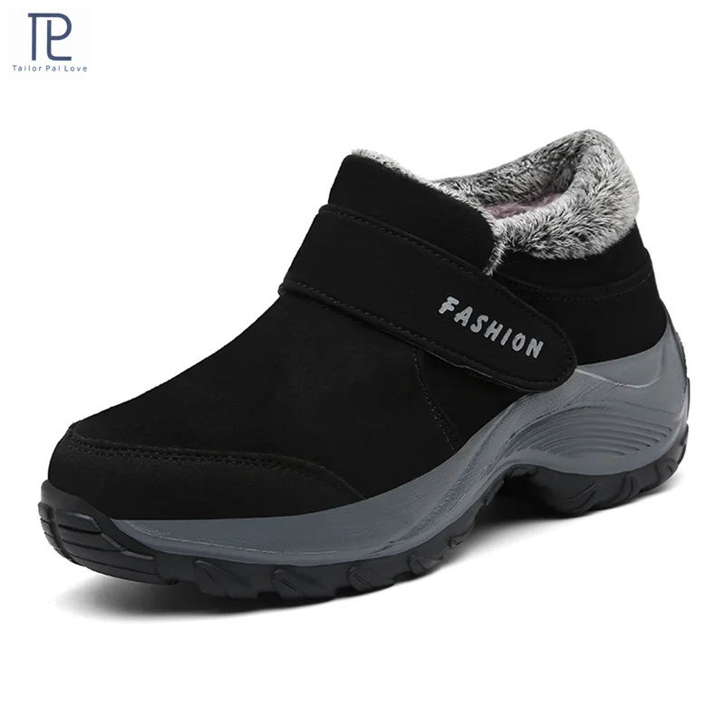 2019 Зимние ботильоны женские теплые зимние сапоги Зимняя женская теплая обувь