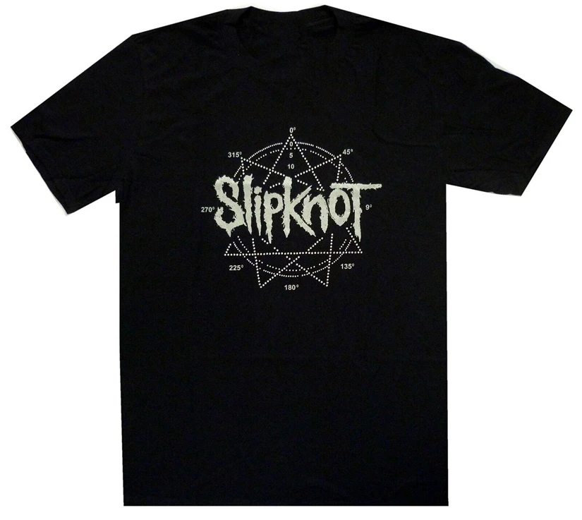 Slipknot Logo Star Diamonte Shirt S-Xxl T-Shirt Metal Band Tshirt New Oversized Tee |