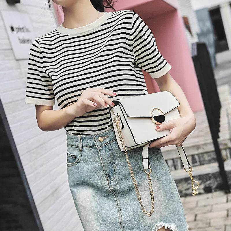 

Spring and summer ins small bag ladies 2020 new trendy Korean fashion all-match chain shoulder messenger bag casual