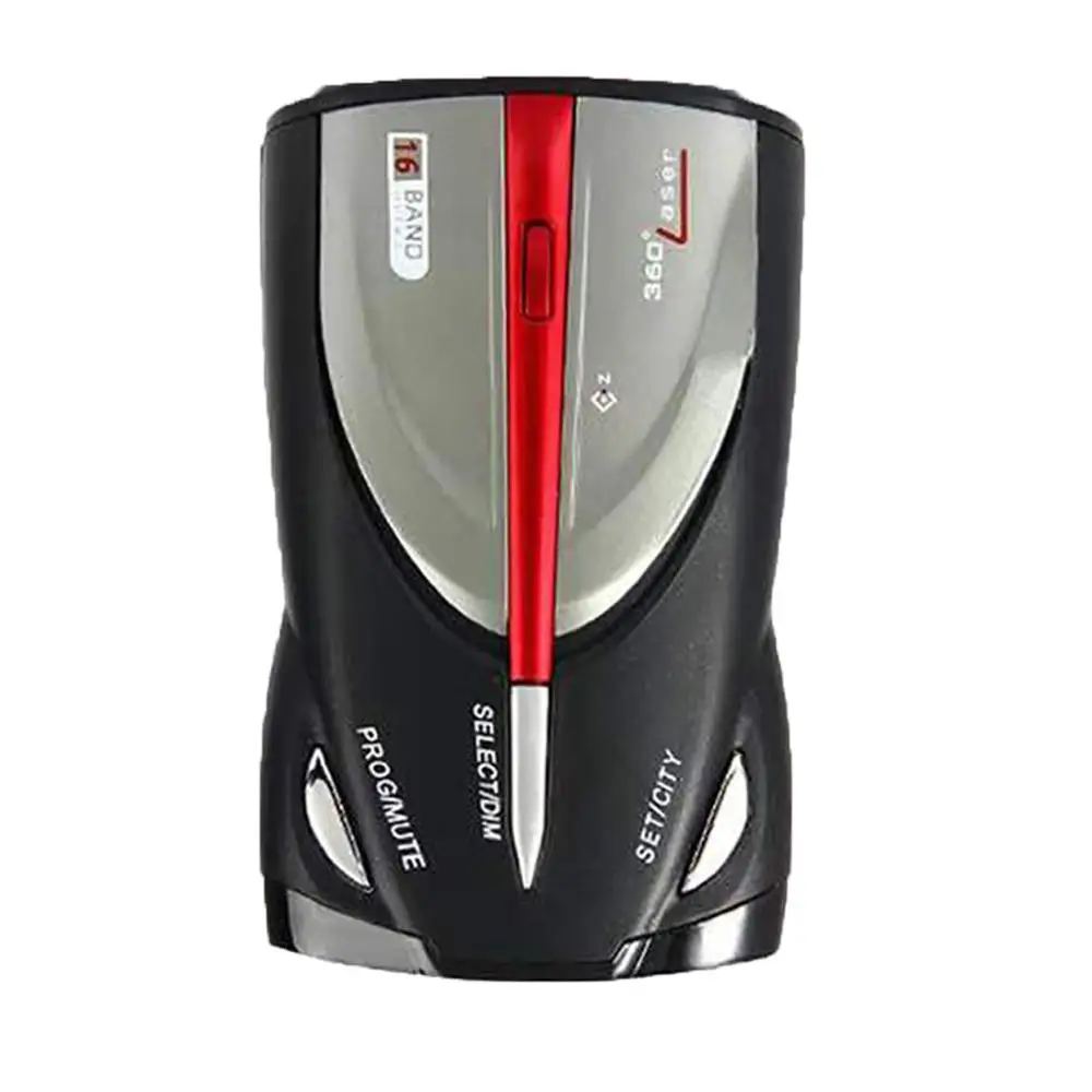 Car Radar Detector 16 Band Voice Alert Radar Signal Detection LED Display 360 Degrees Car Speed Testing Syste