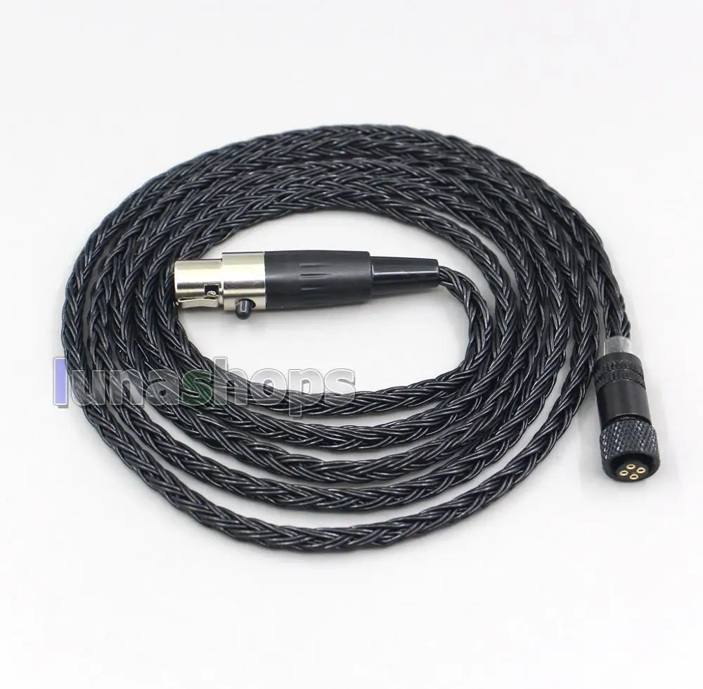 16 Core Black OCC Awesome All In 1 Plug Earphone Cable For AKG Q701 K702 K271 K272 K141 K712 K181 K267 K712 Headphone LN006937