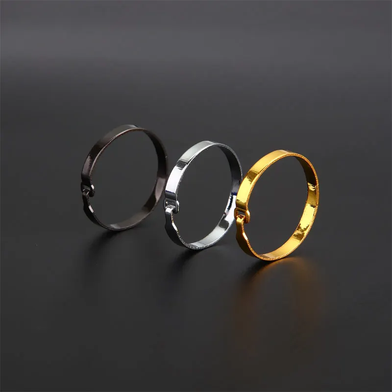 

10pcs/lot 30mm Golden Metal Loose Leaf NoteBook Binder Ring opening laps hoop DIY Scrapbook Clips Metal Ring Office School Binde