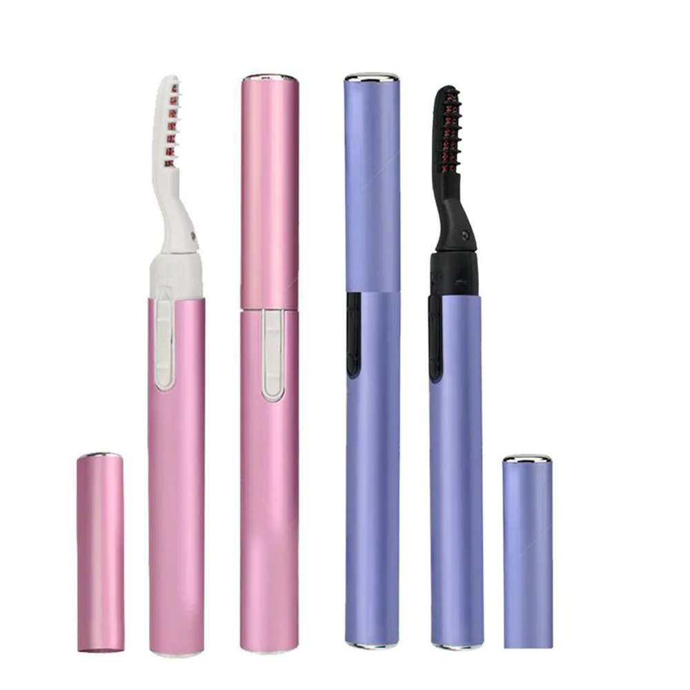 

Hot new Portable Pen Style Electric Perm Heated Eyelash Curler Long Lasting Eye lash Curler Makeup Curling Kit For Women