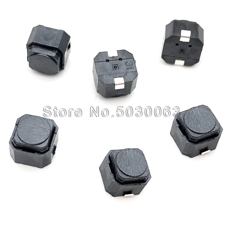 20 шт./лот 6*6*5 SMD тихий силиконовый переключатель клавишный микропереключатель