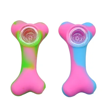 

HORNET FDA Silicone Glass Bowl Smoking Pipe Glass Bowl Silicone Smoke Pipe Hand Spoon Water Pipe Pocket Size