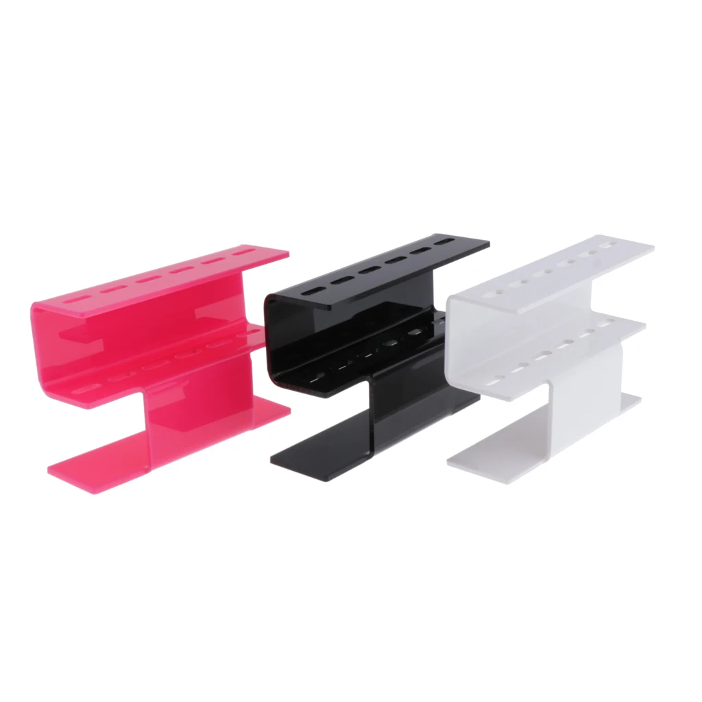 MagiDeal Plastic Eyelash Extension Tweezers Holder Stand Lash Grafting Tweezers Display Rack Salon Tools Organizer Storage Stand