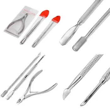 

3pcs Women Nail Cuticle Spoon Pusher Clipper Nipper Manicure Pedicure kit 1 x kit 3pcs 65g Silver nail cuticle cutter