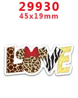 Кабошоны 30 шт мультфильм плоское украшение из смолы pr 30693 - Цвет: 29930