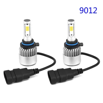 

2x 9012 LED Headlight Bulb High/Low Beam 72W 6000K for Philips Flip Chip 83*35mm