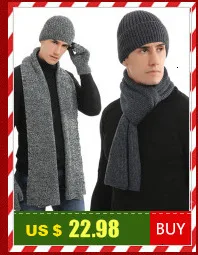 GKGJ, зимняя мужская вязаная шапка+ шарф+ перчатки с сенсорным экраном, комплект из 3 предметов, зимний теплый комплект одежды для мужчин