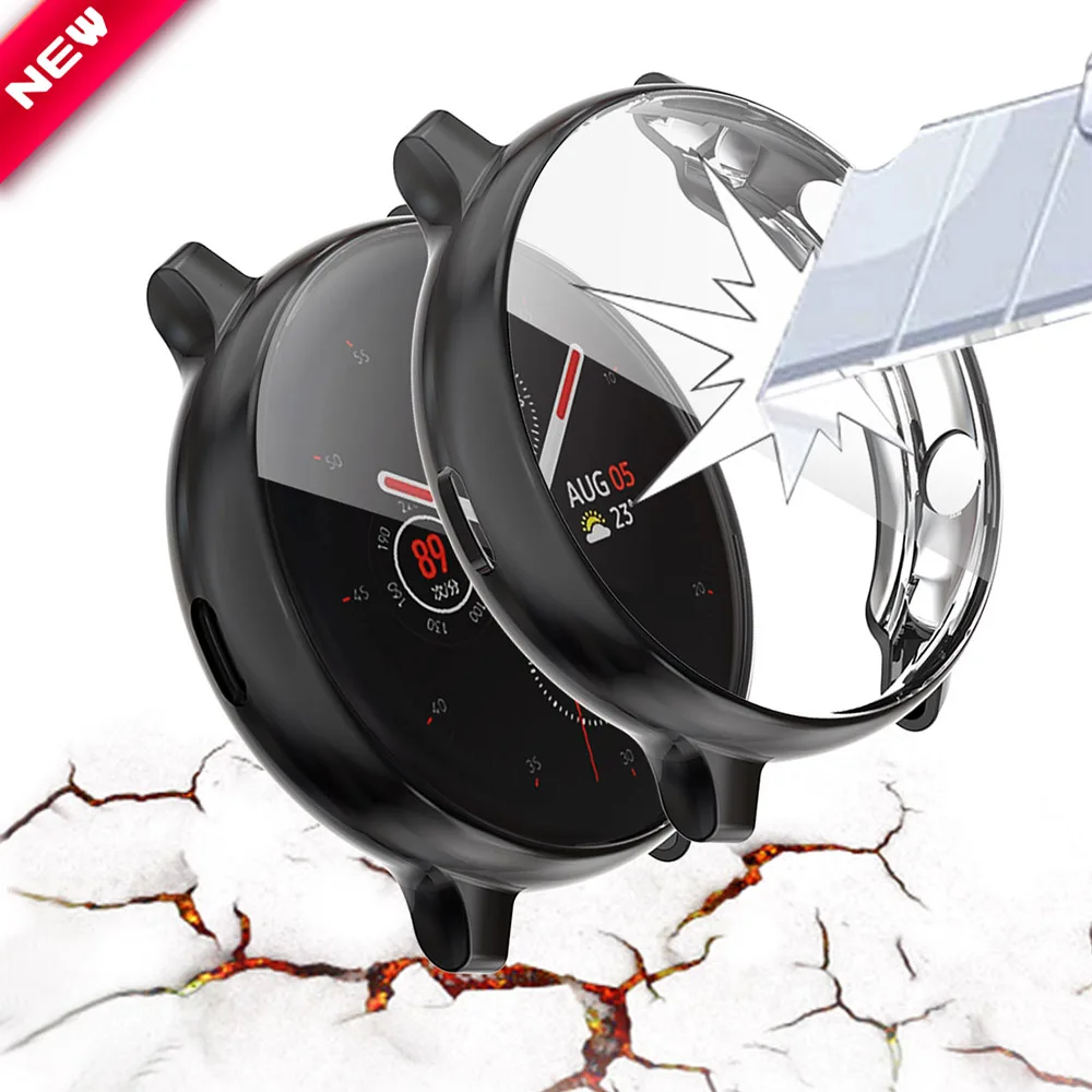 2 шт. Защитные чехлы для Samsung Galaxy Watch Active 44 мм 40 мм|Часы Чехлы| |