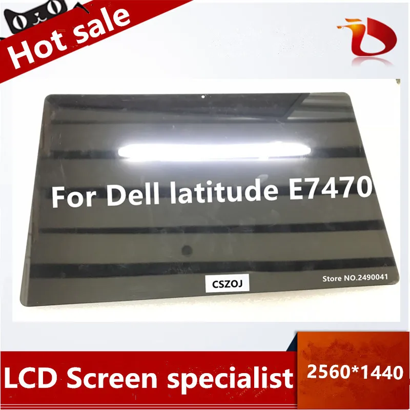 14 &quot LCD screen display with touch for Dell latitude E7470 QHD 2560*1440P | Компьютеры и офис