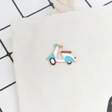 New Style Accessories Origional Bicycle Accessories Alloy Oil Drop Enamel E-Bike Brooch Shirt Collar Pin