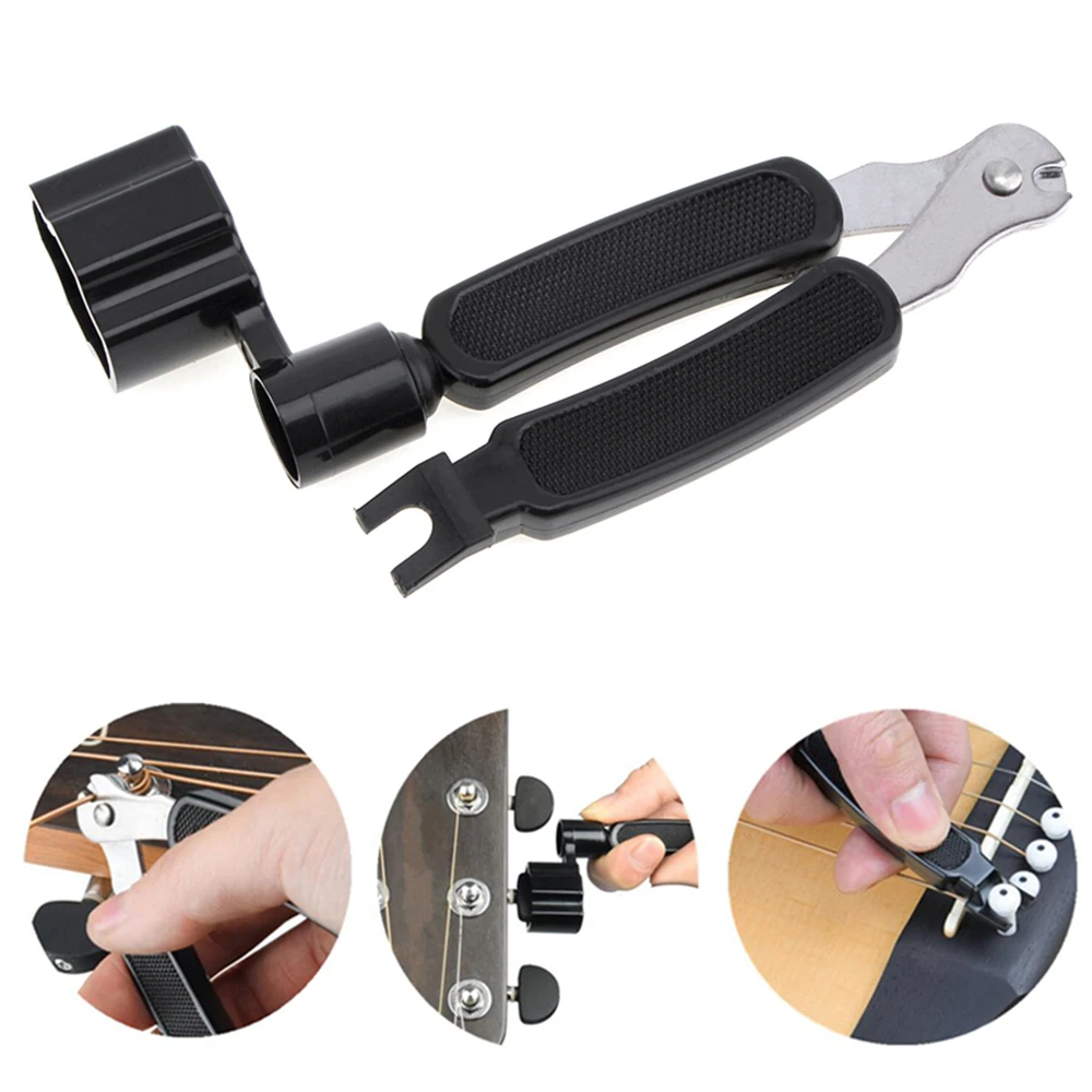 

3 in 1 Guitar string changer Multifunction Guitar winder string cutter Pin Puller For guitars banjos mandolins Accessories