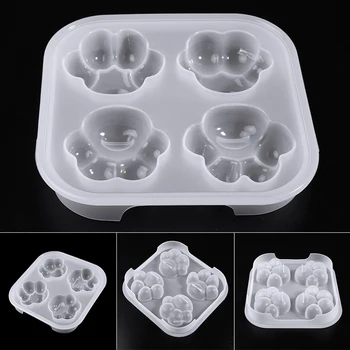 

1pc Paw Resin Mold Cute DIY Crystal Resin Epoxy Making Mould Ice Tray Crafts For Home Supplies 16*15cm
