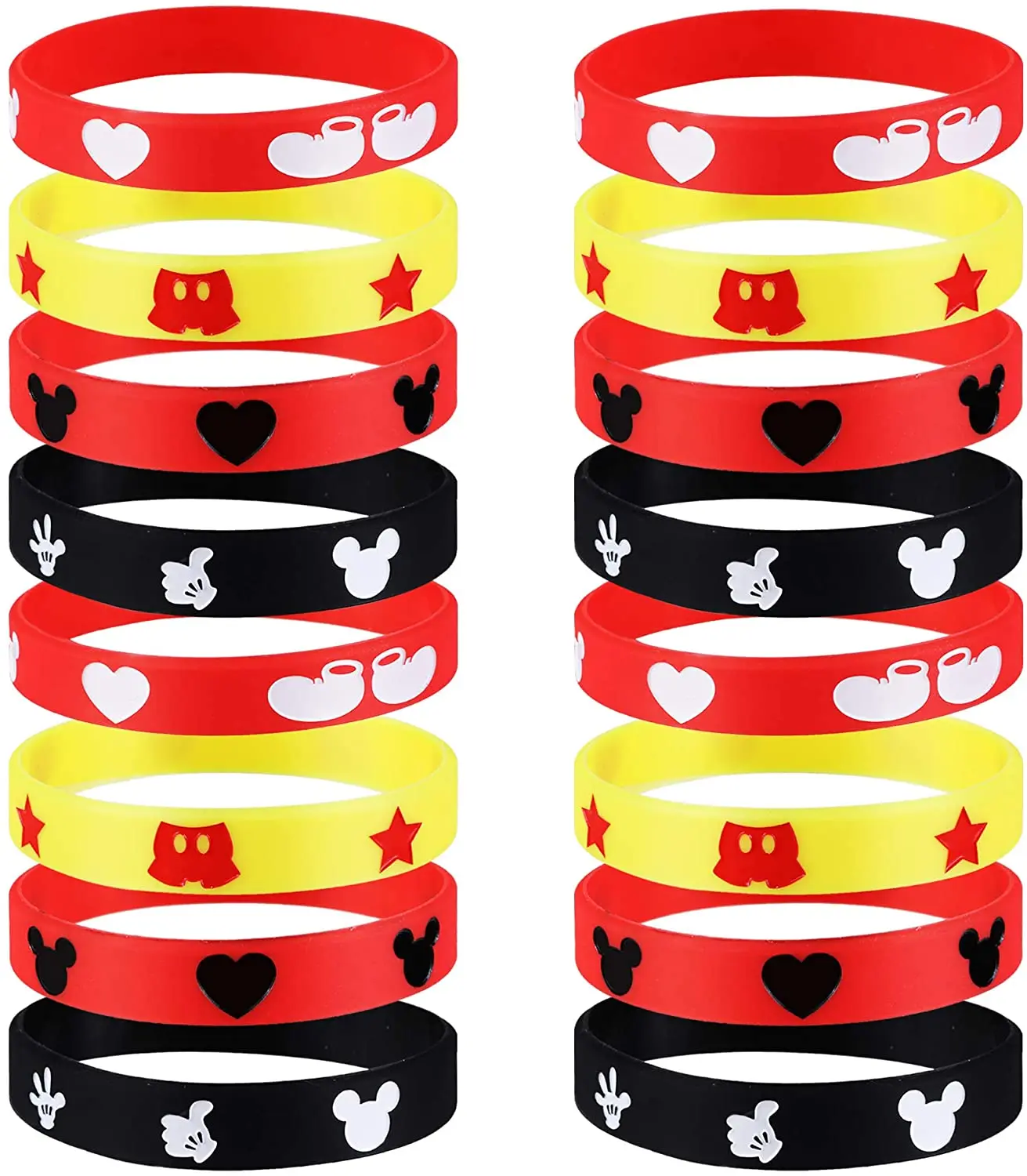 Disney Mickey Mouse Birthday party mixed Bracelet small gifts for children&rsquo;s parties and guests Supplie Mickey Party Favor,party toys