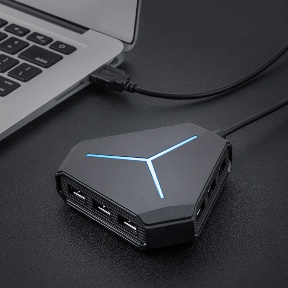Usb-хаб s 3 порта USB 2,0 концентратор Высокоскоростной разветвитель TF безопасный цифровой кардридер для ноутбука с адаптером питания usb-хаб 3,0