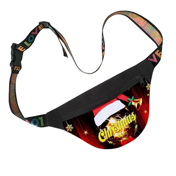 

new waist bag fanny pack бананка Christmas Women‘s Leisure Fashion Sport Chest Bag Waist Packs поясная сумка сумка на пояс