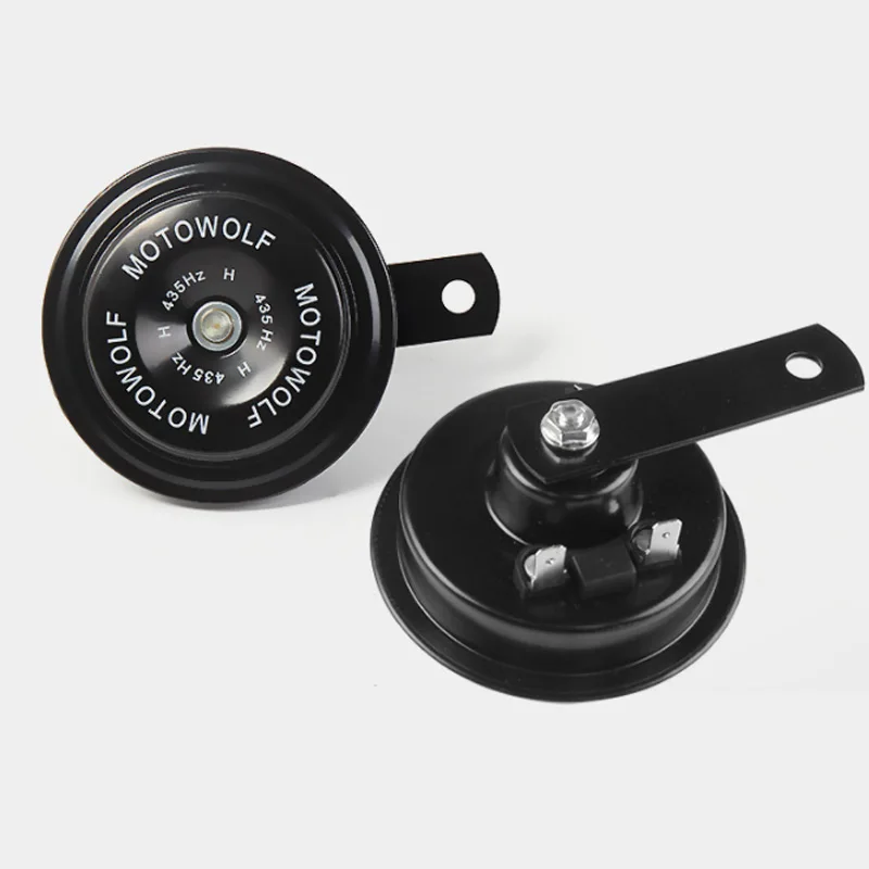 

Motorcycle Motorbike Horn Chrome 12V 110DB Loud Sound For honda vfr 800 vfr800 africa twin crf1000l cbr 600f cb500x nc 750x