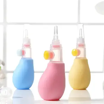 

Baby Nose Cleaner Manual Silicone Pump Nasal Aspirator Infant Nasal Suction Device Anti-Backflow Nasal Aspirator