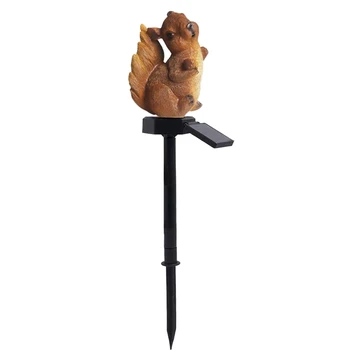 

Solar Lawn Squirrel Light,Solar Pathway Lights Solar Garden Lights Outdoor Solar Landscape Lights for Lawn, Patio, Yard, Walkw