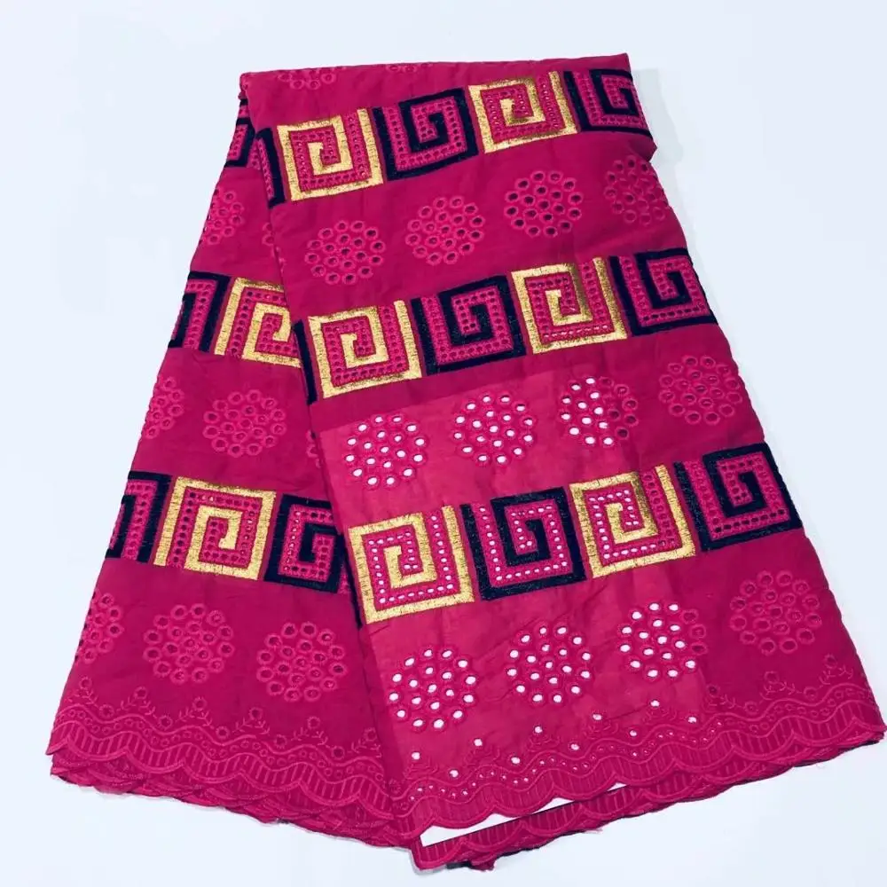 

2020 Latest Design Nigerian Swiss Voile Lace Fabrics African Fabrics High Quality French Cotton Lace Fabric For Wedding