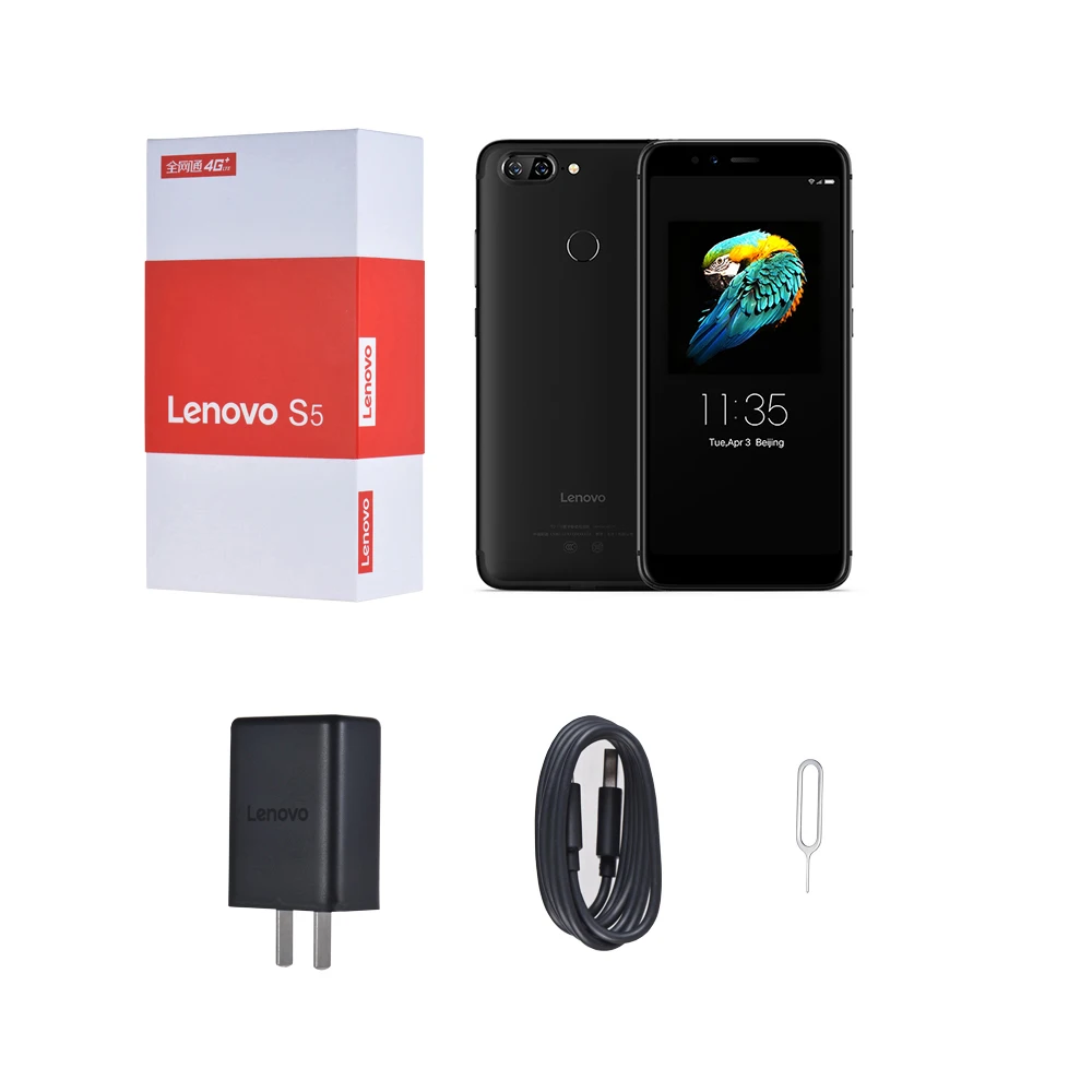 Lenovo S5 K520, 4 Гб ОЗУ, 64 Гб ПЗУ, Восьмиядерный мобильный телефон Snapdragon 625, 5,7 дюймов, двойная тыловая камера, 13 МП, фронтальная 16 МП, смартфон