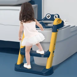 Dobrável bebê pote assento do vaso sanitário do bebê menino potty formação assento com passo banqueta escada do bebê meninos wc pote de viagem portátil vaso sanitário